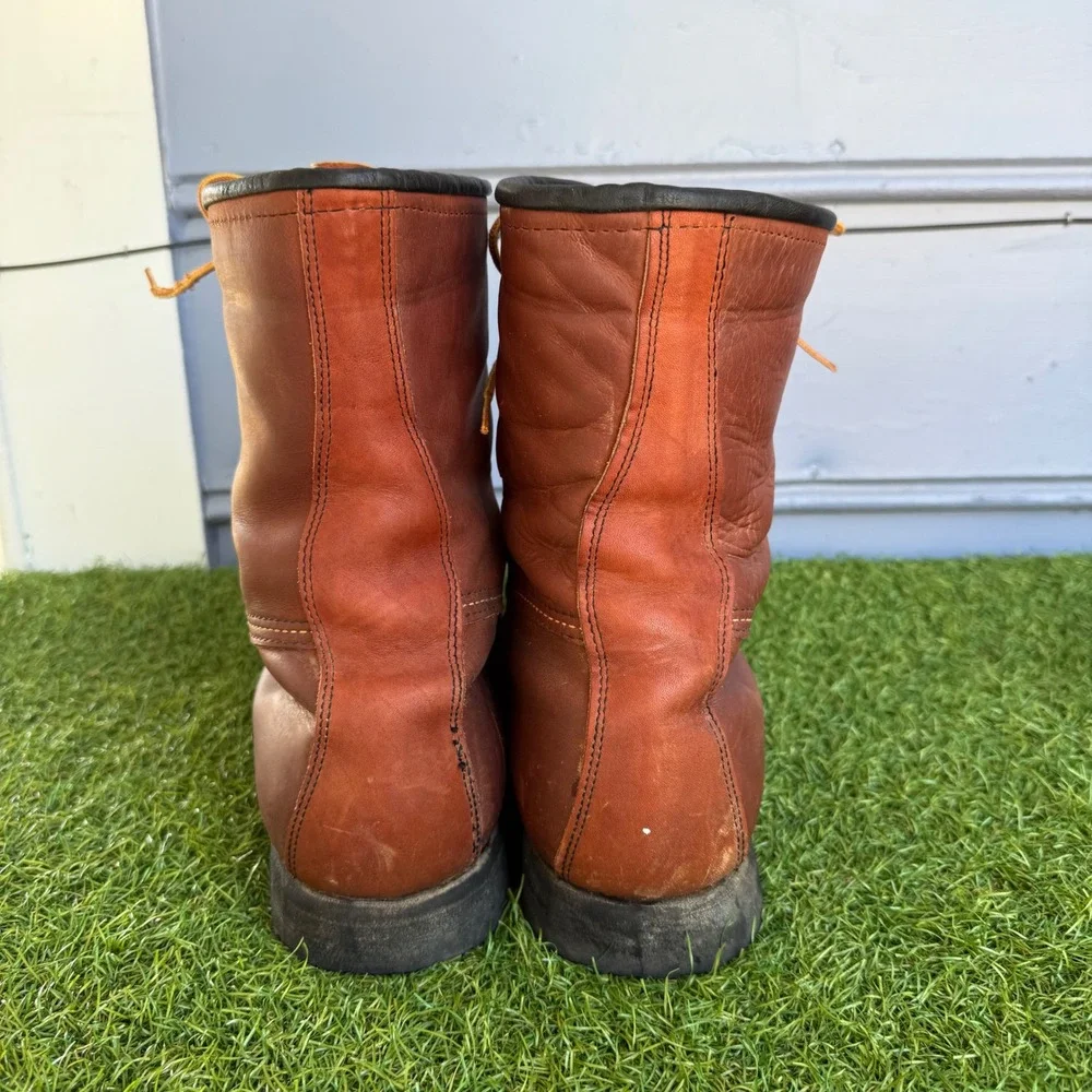 Vtg 50s 60s Red Wing Irish Setter Sport Boot 877 Brown Leather Moc Toe Mens 12 D